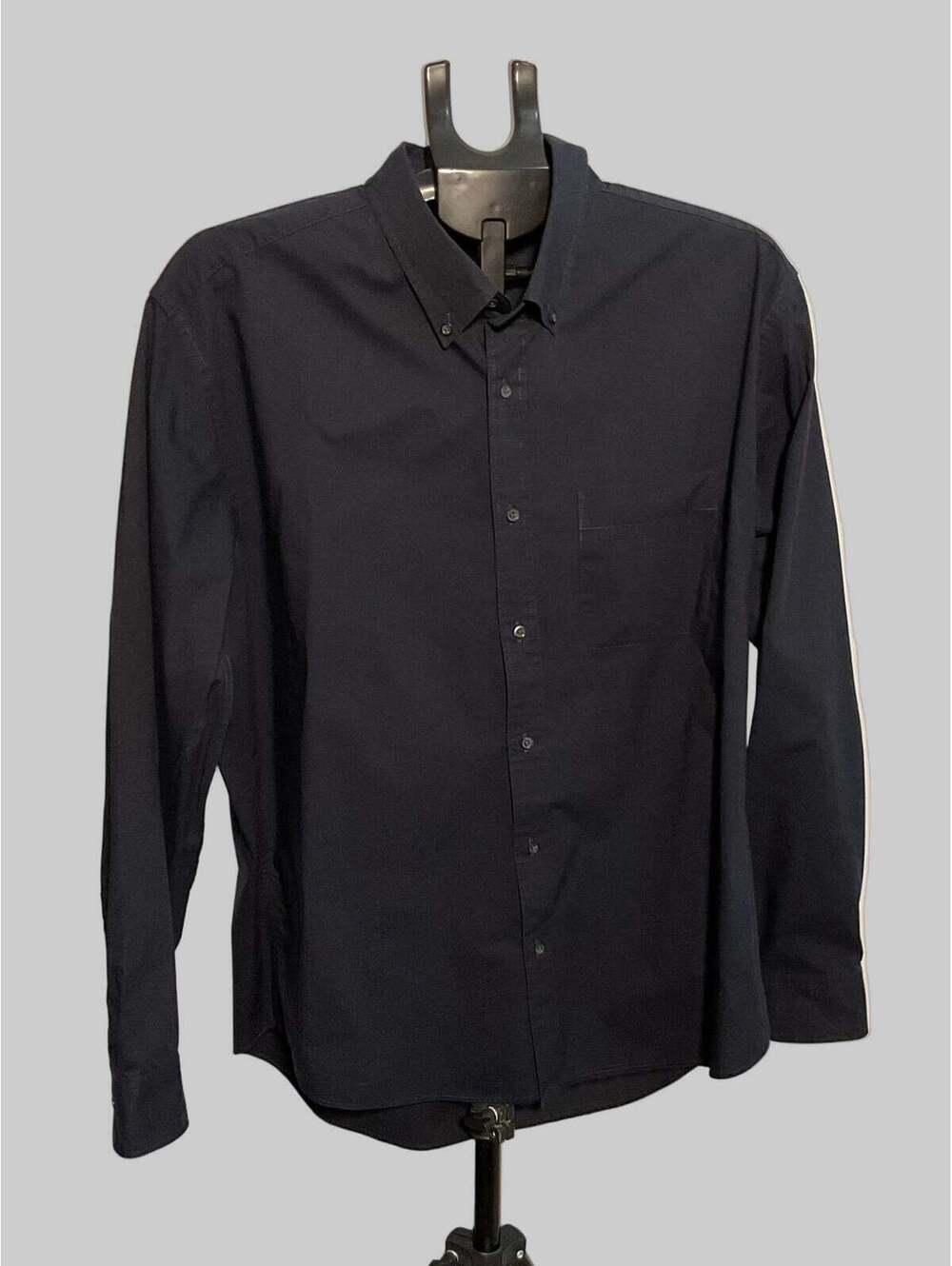 Uniqlo Button-Down Dress Shirt Cotton Long Sleeve